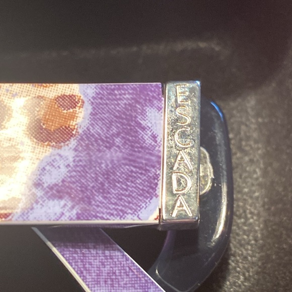 Vintage Escada Sunglasses in Blue with multi design arms. - Picture 7 of 9